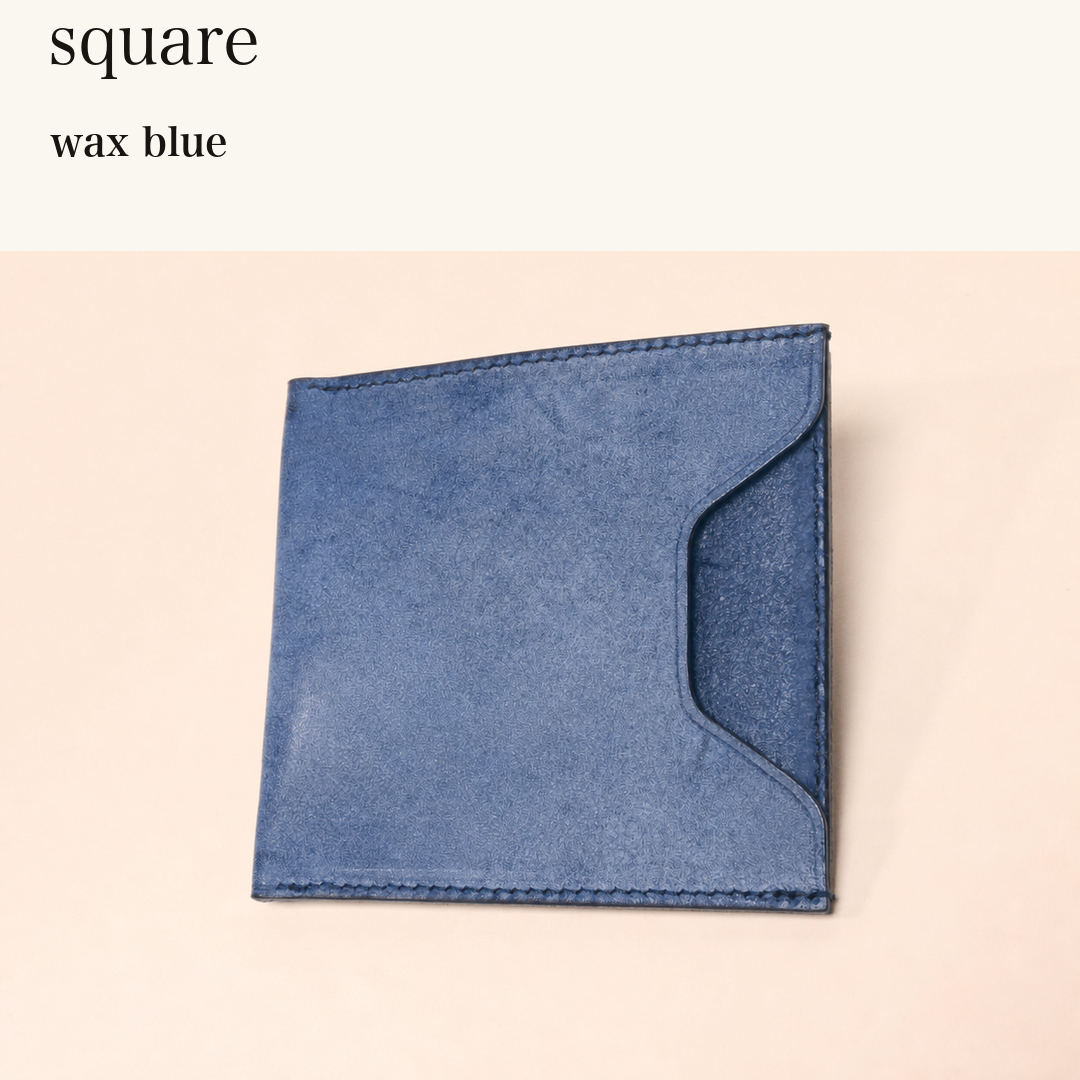 MINCHO-EN-2026-07-30|6953099165851|40674868789403|square|wax blue| 本革財布・革小物 しぜんのしるし