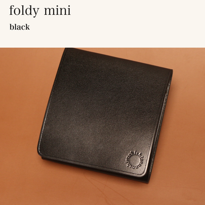 MINCHO-EN-2026-07-30|6953102868635|40674876915867|foldy mini|black| 本革財布・革小物 しぜんのしるし