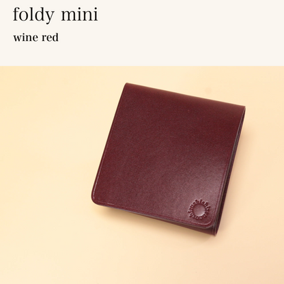 MINCHO-EN-2026-07-30|6953102868635|40674876948635|foldy mini|wine red| 本革財布・革小物 しぜんのしるし