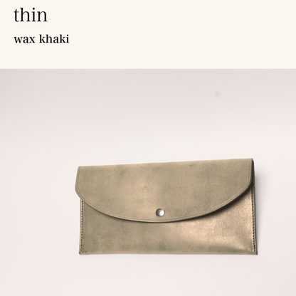 MINCHO-EN-2026-07-30|6953128165531|43761143709851|thin|wax khaki| 本革財布・革小物 しぜんのしるし