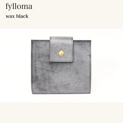 MINCHO-EN-2026-07-30|8425627517083|46144118227099|fylloma|wax black| 本革財布・革小物 しぜんのしるし