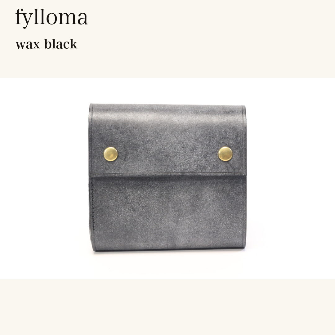 MINCHO-EN-2026-07-30|8425627517083|46144118259867|fylloma|wax black| 本革財布・革小物 しぜんのしるし