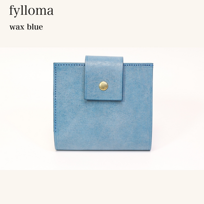 MINCHO-EN-2026-07-30|8425627517083|46144118292635|fylloma|wax blue| 本革財布・革小物 しぜんのしるし