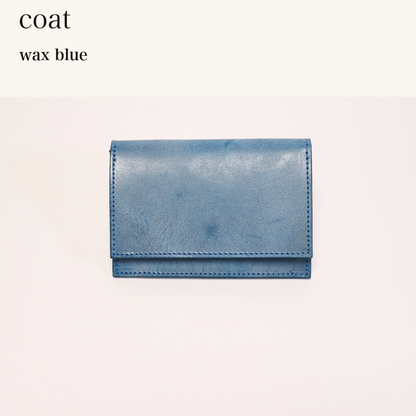 MINCHO-EN-2026-07-30|7778814427291|46753415200923|coat|wax blue| 本革財布・革小物 しぜんのしるし