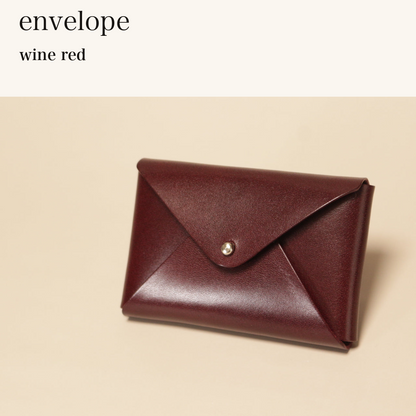 MINCHO-EN-2026-07-30|6953106997403|46753440759963|envelope|wine red| 本革財布・革小物 しぜんのしるし