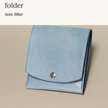 MINCHO-EN-2026-07-30|6953121874075|46753443610779|folder|wax blue| 本革財布・革小物 しぜんのしるし