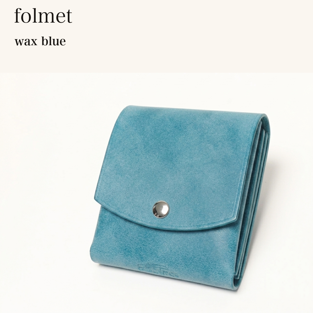 MINCHO-EN-2026-07-30|7407500558491|46753445118107|folmet|wax blue| 本革財布・革小物 しぜんのしるし