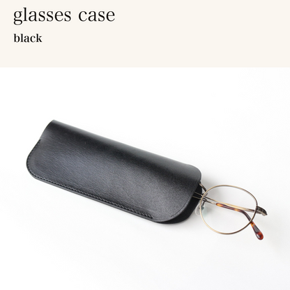 MINCHO-EN-2026-07-30|6953109979291|46753446559899|glasses case|black| 本革財布・革小物 しぜんのしるし