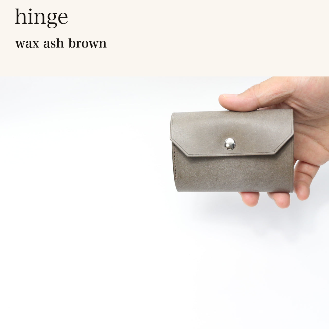 MINCHO-EN-2026-07-30|6953120170139|46753450524827|hinge|wax ash brown| 本革財布・革小物 しぜんのしるし