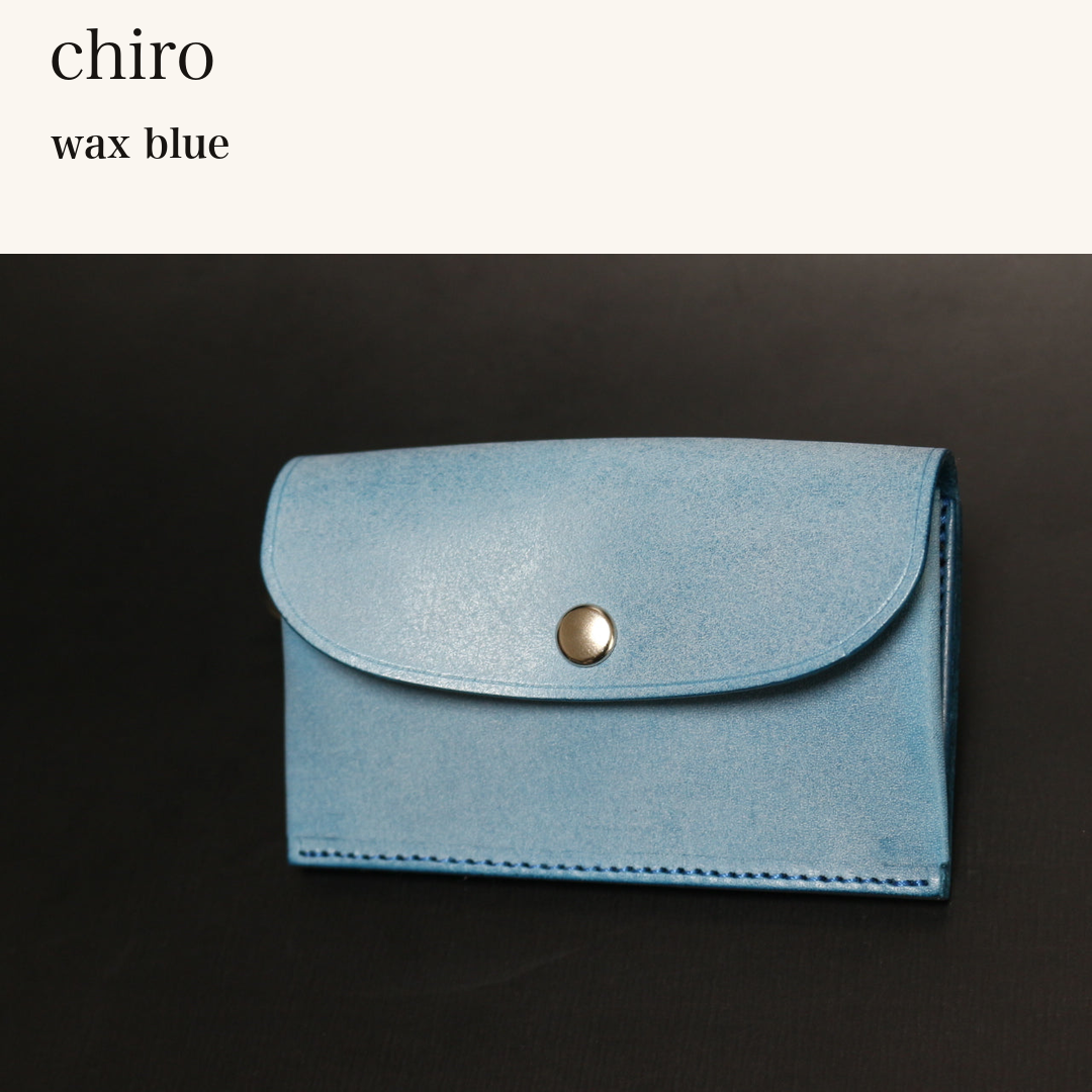 MINCHO-EN-2026-07-30|6953129869467|46753471103131|chiro|wax blue| 本革財布・革小物 しぜんのしるし