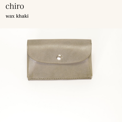 MINCHO-EN-2026-07-30|6953129869467|46753472741531|chiro|wax khaki| 本革財布・革小物 しぜんのしるし