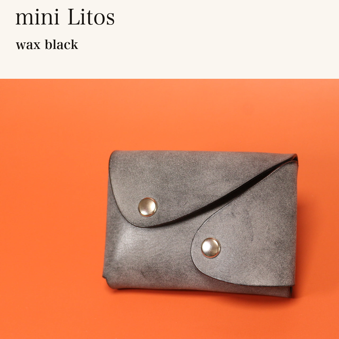 MINCHO-EN-2026-07-30|7725416349851|46753478148251|mini Litos|wax black| 本革財布・革小物 しぜんのしるし