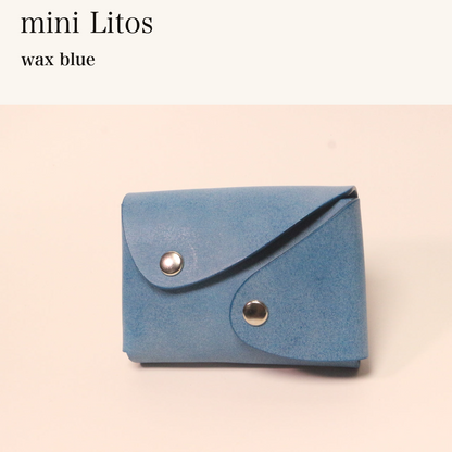 MINCHO-EN-2026-07-30|7725416349851|46753478639771|mini Litos|wax blue| 本革財布・革小物 しぜんのしるし
