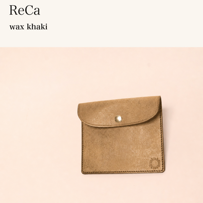 MINCHO-EN-2026-07-30|6953130786971|46753483063451|ReCa|wax khaki| 本革財布・革小物 しぜんのしるし