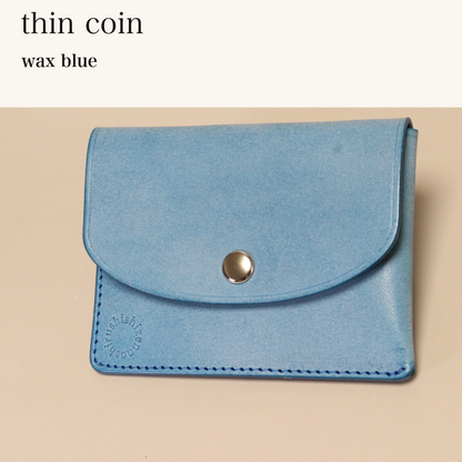 MINCHO-EN-2026-07-30|6102406234267|46753484734619|thin coin|wax blue| 本革財布・革小物 しぜんのしるし