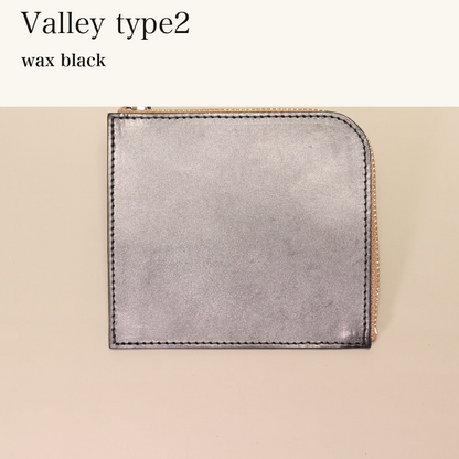 MINCHO-EN-2026-07-30|6953125347483|46753489748123|Valley type2|wax black| 本革財布・革小物 しぜんのしるし