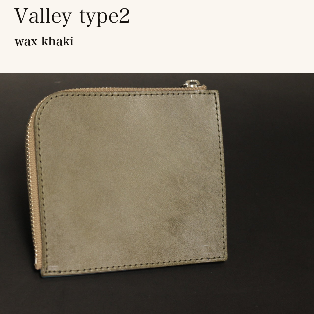 MINCHO-EN-2026-07-30|6953125347483|46753491812507|Valley type2|wax khaki| 本革財布・革小物 しぜんのしるし