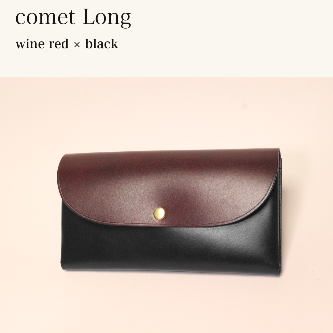 MINCHO-EN-2026-07-30|7330991997083|46753736622235|comet Long|wine red|black 本革財布・革小物 しぜんのしるし