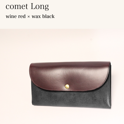 MINCHO-EN-2026-07-30|7330991997083|46753736720539|comet Long|wine red|wax black 本革財布・革小物 しぜんのしるし