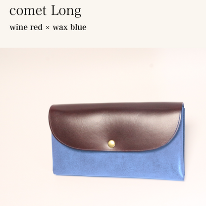 MINCHO-EN-2026-07-30|7330991997083|46753736753307|comet Long|wine red|wax blue 本革財布・革小物 しぜんのしるし