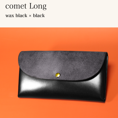 MINCHO-EN-2026-07-30|7330991997083|46753737146523|comet Long|wax black|black 本革財布・革小物 しぜんのしるし