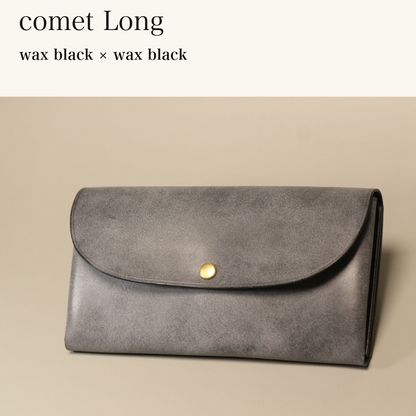 MINCHO-EN-2026-07-30|7330991997083|46753737244827|comet Long|wax black|wax black 本革財布・革小物 しぜんのしるし