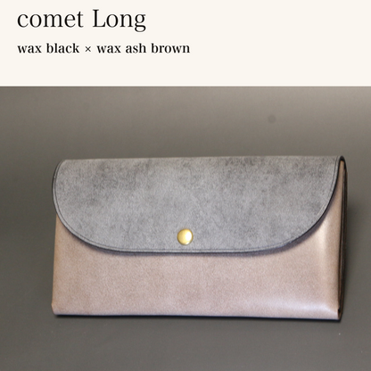 MINCHO-EN-2026-07-30|7330991997083|46753737343131|comet Long|wax black|wax ash brown 本革財布・革小物 しぜんのしるし