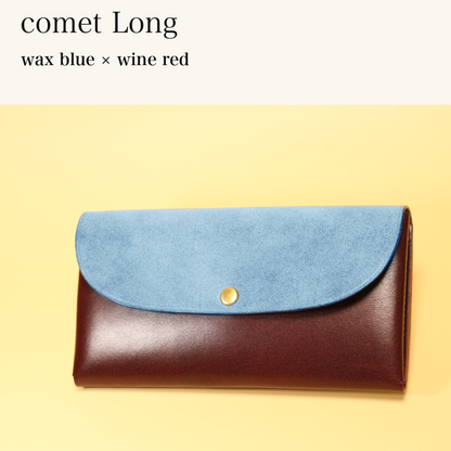 MINCHO-EN-2026-07-30|7330991997083|46753737441435|comet Long|wax blue|wine red 本革財布・革小物 しぜんのしるし