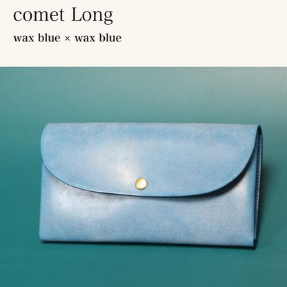 MINCHO-EN-2026-07-30|7330991997083|46753737539739|comet Long|wax blue|wax blue 本革財布・革小物 しぜんのしるし