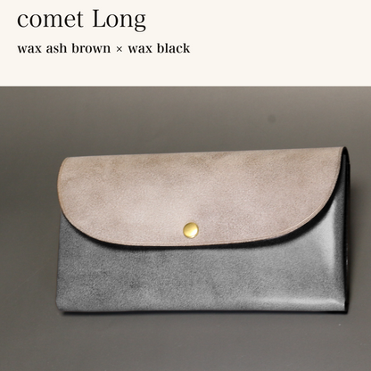 MINCHO-EN-2026-07-30|7330991997083|46753738031259|comet Long|wax ash brown|wax black 本革財布・革小物 しぜんのしるし
