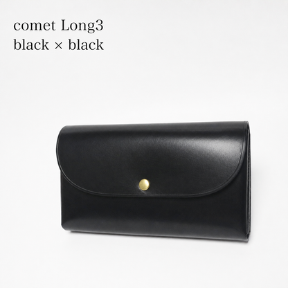 comet Long3 spacious long wallet handmade leather product view 1