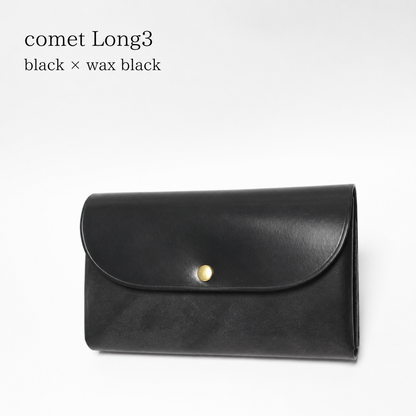 comet Long3 spacious long wallet handmade leather product view 12