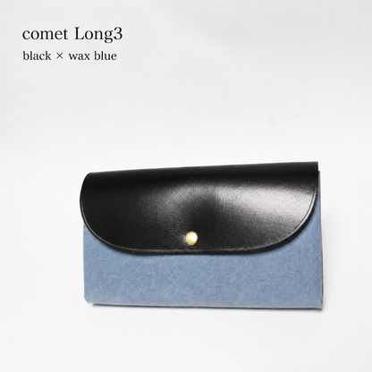 comet Long3 spacious long wallet handmade leather product view 13