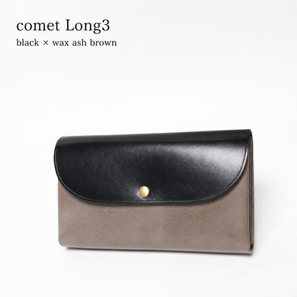 comet Long3 spacious long wallet handmade leather product view 14