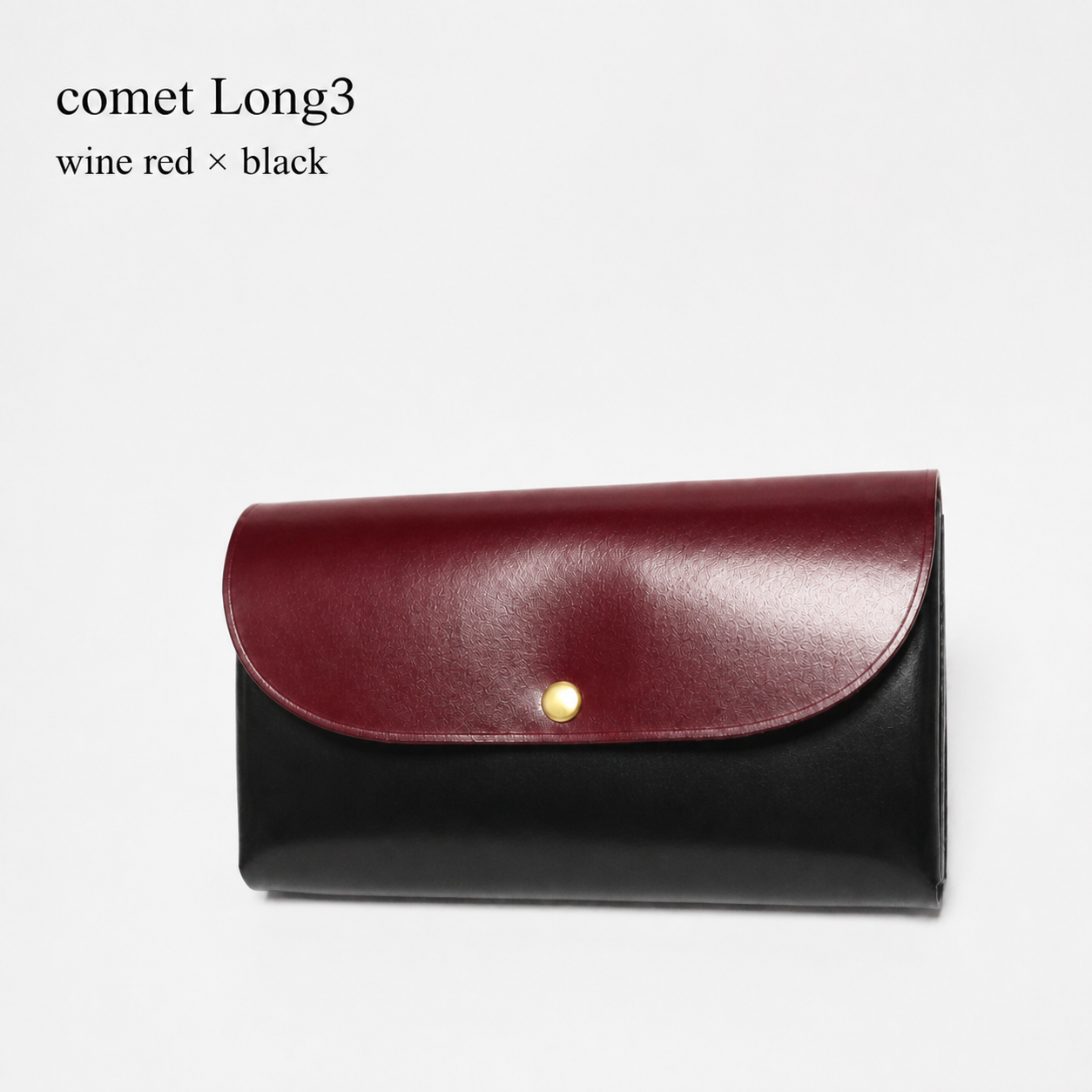 comet Long3 spacious long wallet handmade leather product view