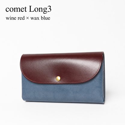 comet Long3 spacious long wallet handmade leather product view 21