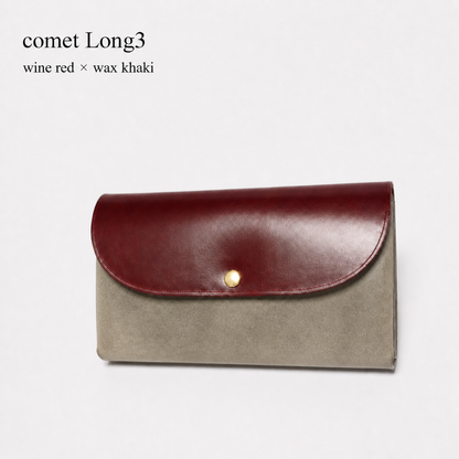 comet Long3 spacious long wallet handmade leather product view 23