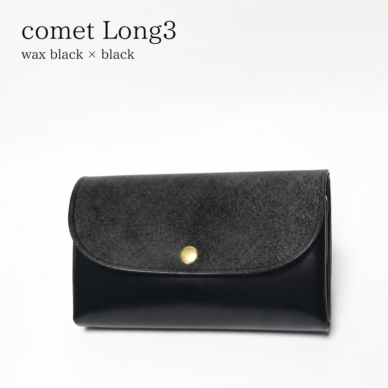 comet Long3 spacious long wallet handmade leather product view