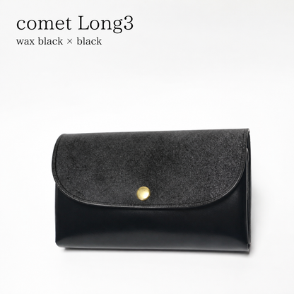 comet Long3 spacious long wallet handmade leather product view 40