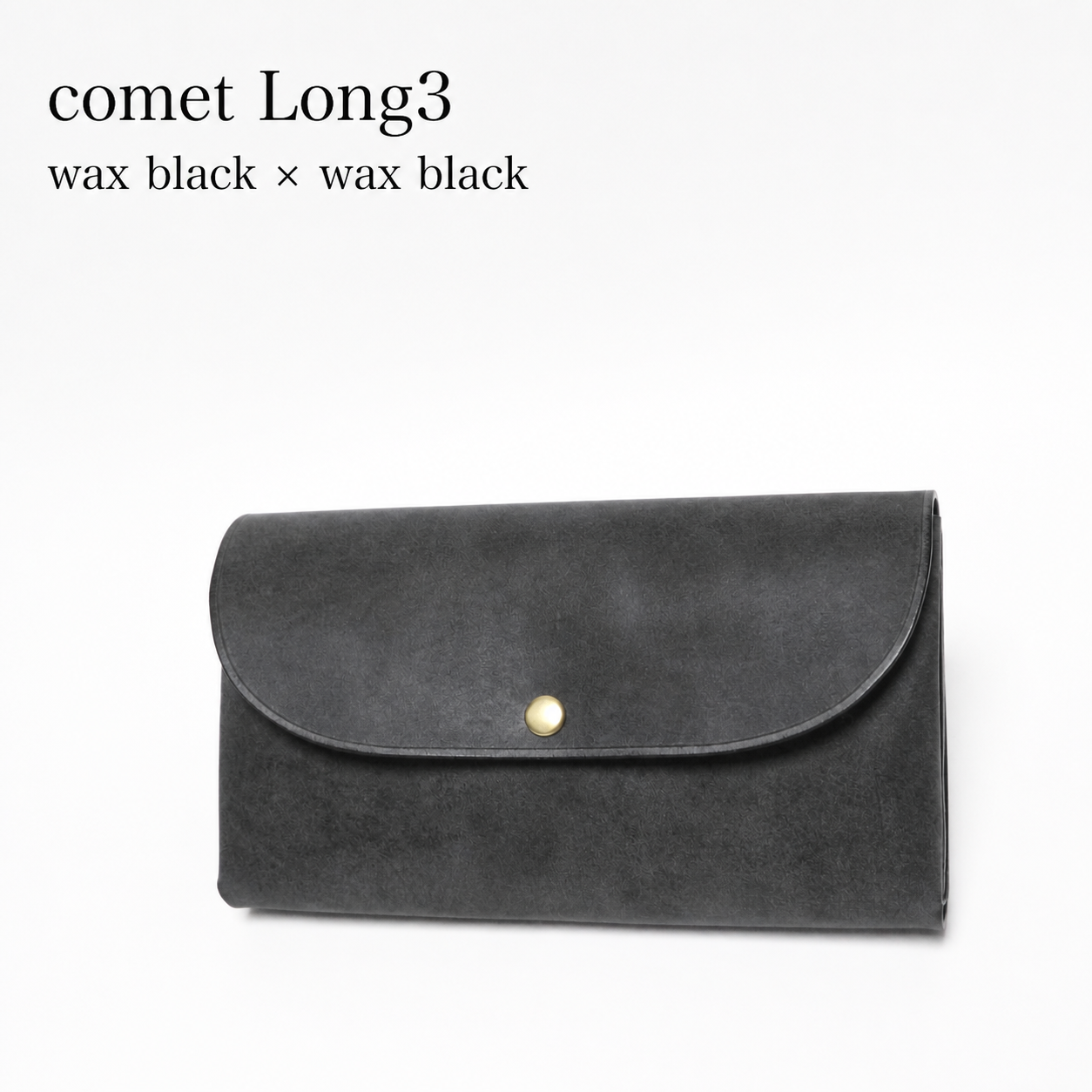 comet Long3 spacious long wallet handmade leather product view