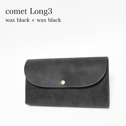 comet Long3 spacious long wallet handmade leather product view 44