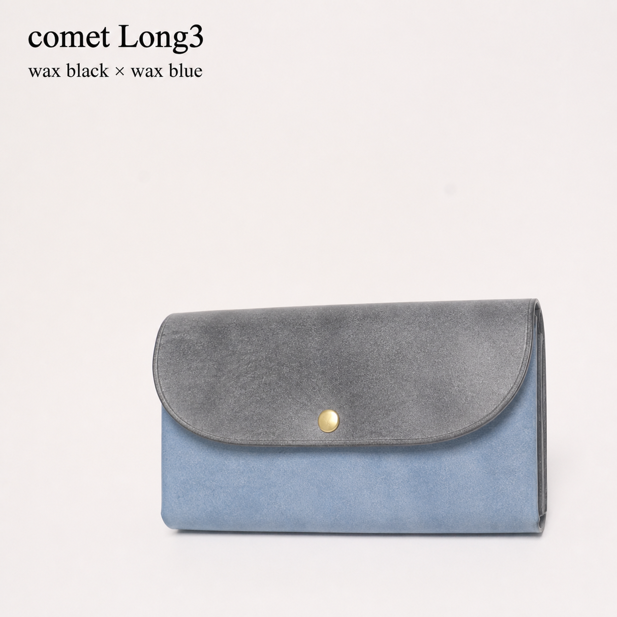 comet Long3 spacious long wallet handmade leather product view