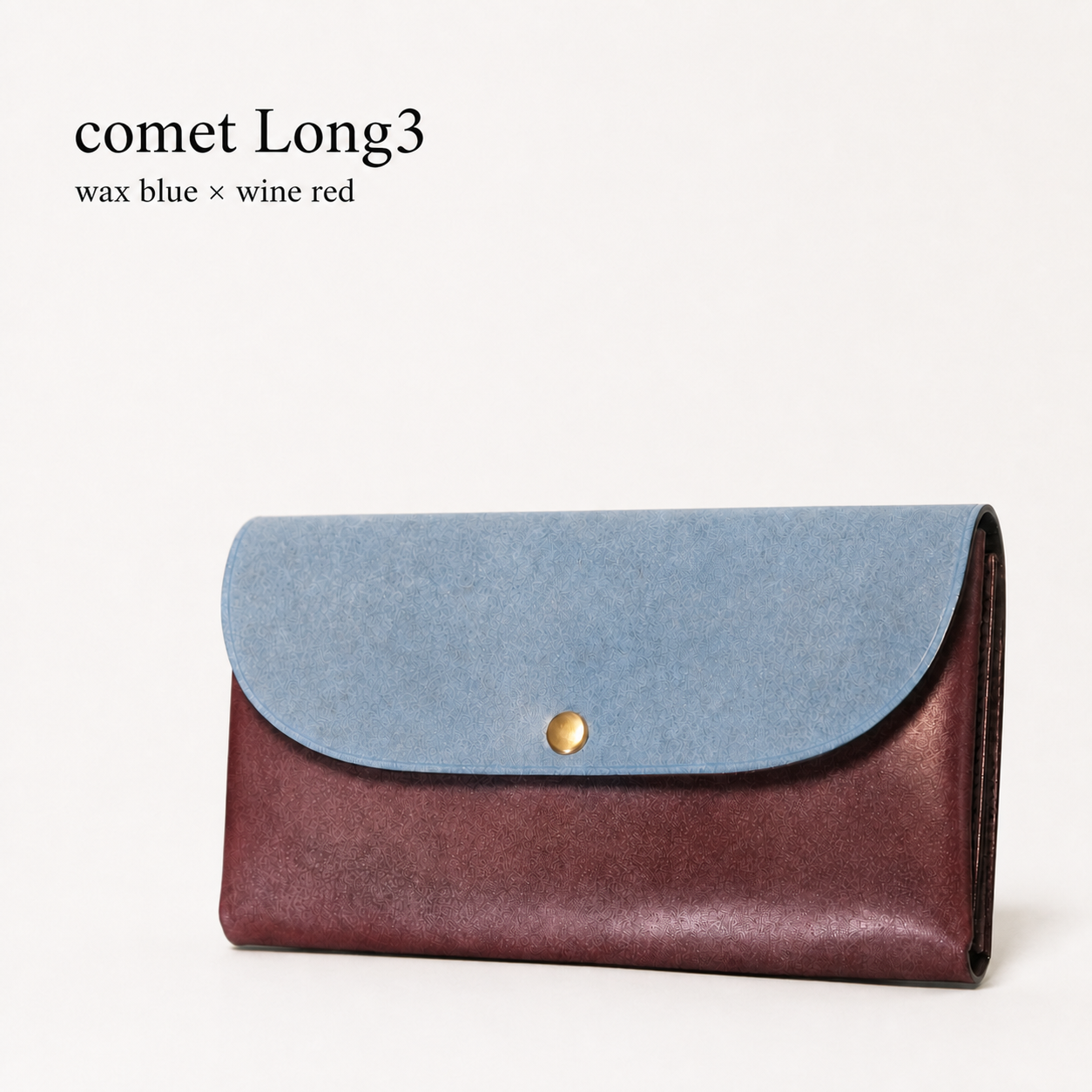 comet Long3 spacious long wallet handmade leather product view 50