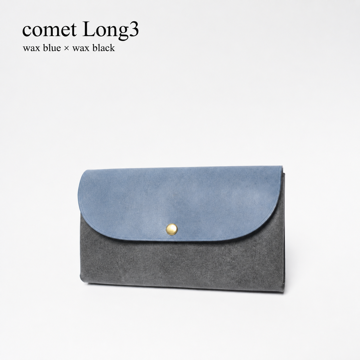 comet Long3 spacious long wallet handmade leather product view