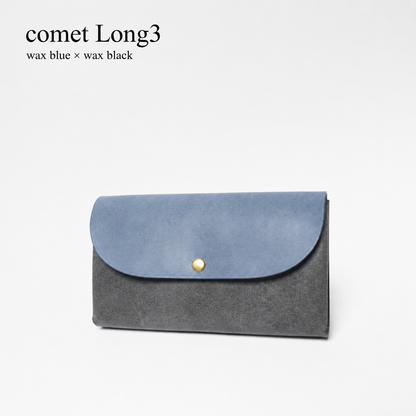 comet Long3 spacious long wallet handmade leather product view 52