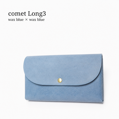 comet Long3 spacious long wallet handmade leather product view 53