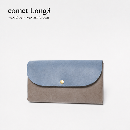 comet Long3 spacious long wallet handmade leather product view 54