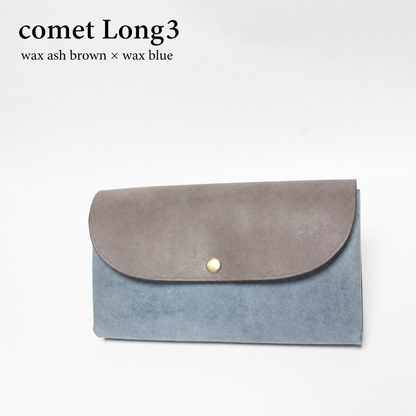 comet Long3 spacious long wallet handmade leather product view 61