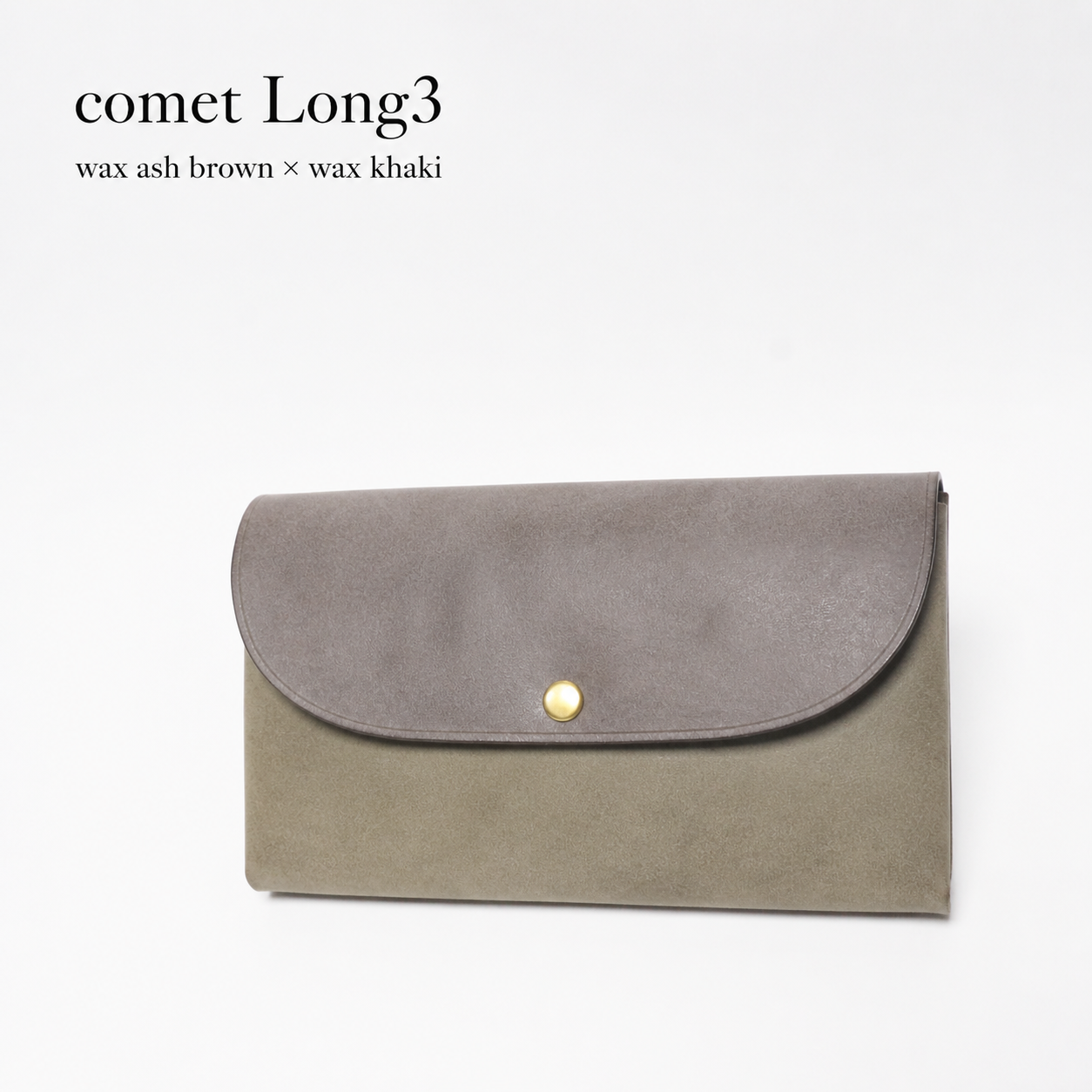 comet Long3 spacious long wallet handmade leather product view 64