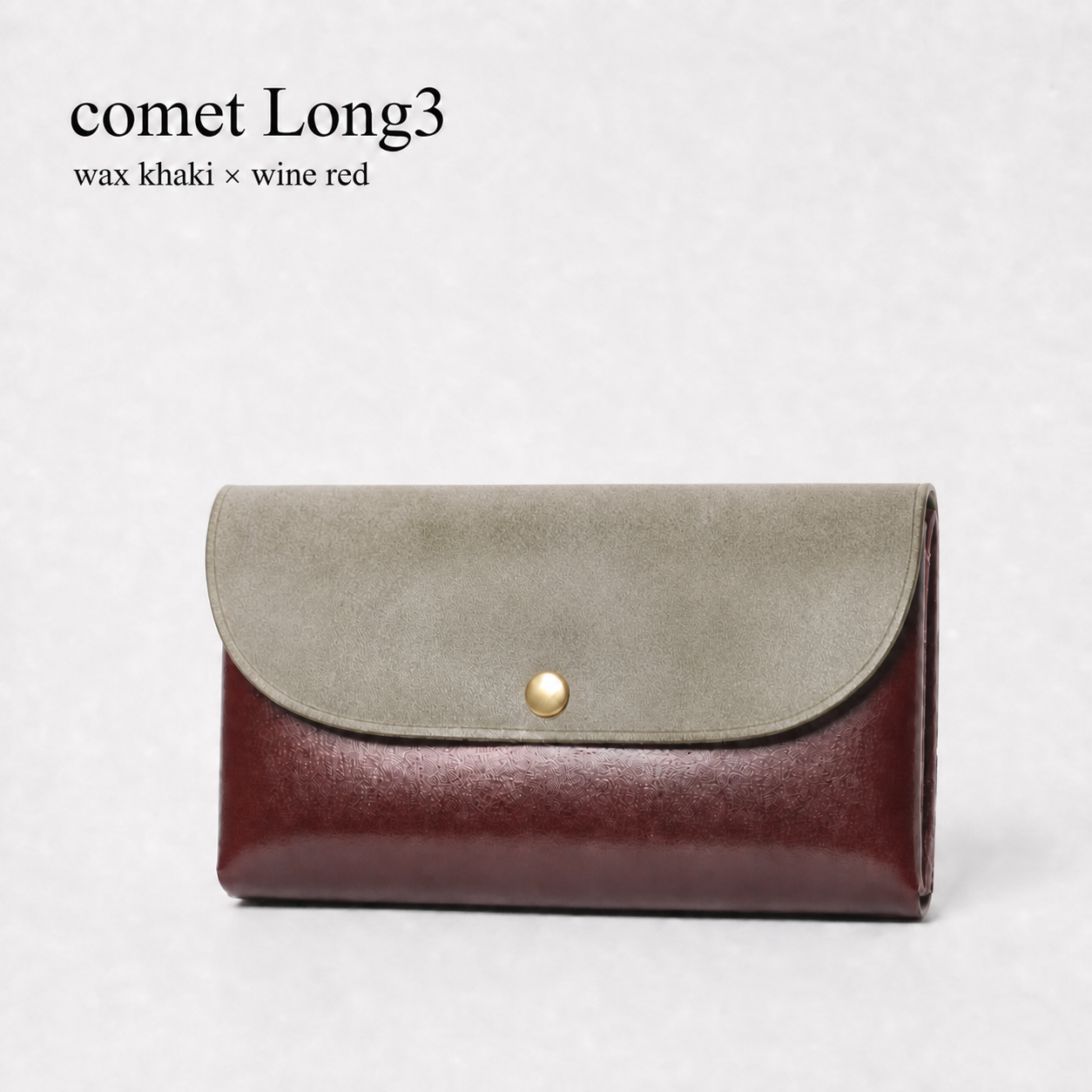 comet Long3 spacious long wallet handmade leather product view 66